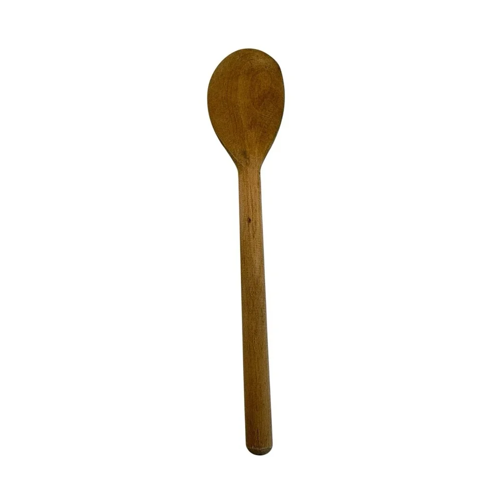 VTG‎ Wooden Spoon Set of 4 Multiple Farmhouse Kitchen Primitive Cooking Utensils